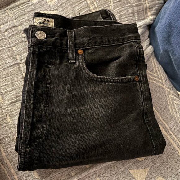 Citizens of Humanity Liya Straight Hi-Lo Hem Classic Fit - Picture 2 of 4